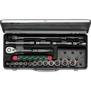 ＫＴＣ　１２．７ｓｑ．ソケットレンチセット［１９点］〔TB413〕TB413