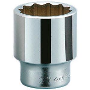 KTC 9．5sq．ディープソケット（十二角）8mm〔B3L-08W