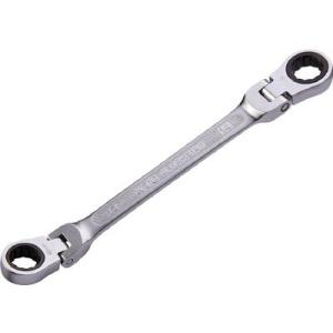 ＫＴＣ　ラチェットめがねレンチ（両頭型首振りタイプ）　８Ｘ１０ｍｍ〔MR1A-0810F〕MR1A0...