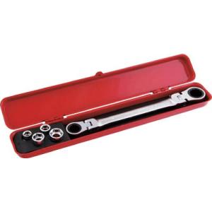 Ｐｒｏ−Ａｕｔｏ　　ダブルフレックスロックギアレンチ＆ゴースルーソケットセット