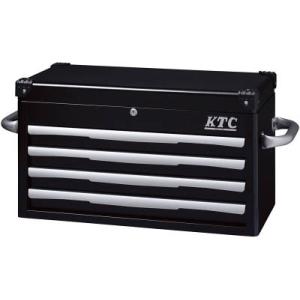 ＫＴＣ　トップチェスト（４段４引出し）ブラック〔EKR-1004BK〕EKR1004BK