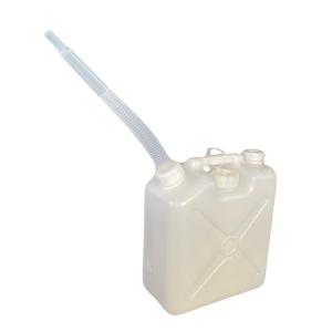 ポリタンク白 10L 水入れ缶 ノズル付き国産