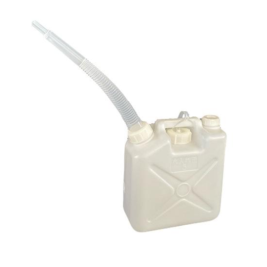 ポリタンク 5L 白 ノズル付 千曲化成