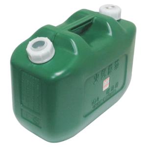 軽油缶ポリタンク緑10L　消防法適合品　｜pro-yama