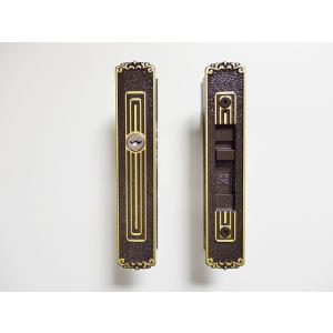 玄関引戸錠 リクシル（トステム）L1Y31MIWA菩提樹内外錠