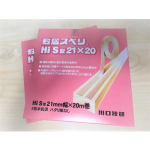 川口技研 敷居スベリ プロスベリ 巾21mm×長20m 1巻 602-04 : イーヅカ