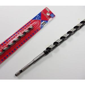 大西工業 兼用木工ドリルビット No.2 径10mm 全長185mm チャック6.35mm