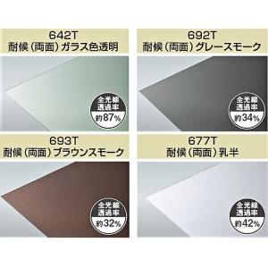 （企業・法人様用商品）ポリカプレート PCSP厚2mm 耐候カラー ご希望サイズにカット（1平方メー...