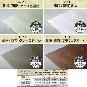 ポリカーボネート板1枚 PCSP 耐候 カラー定型　厚さ8mm　タキロンシーアイ｜pro-yama