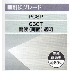 ポリカーボネート板1枚　PCSP 660T耐候（両面） 厚8mm 透明タキロンシーアイ｜pro-yama