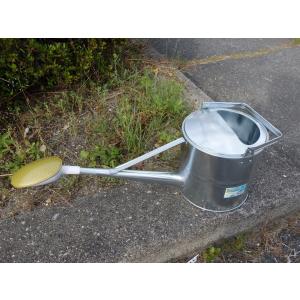 根岸産業 ステンレス製 竿長如雨露 4号 (盆栽ジョーロ 約4L 斜口4号