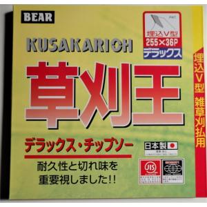 草刈王 255mm×36P バクマ工業 草刈チップソー