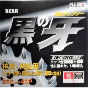 森林王 255mm軽量タイプ30枚（送料無料） 草刈チップソー バクマ工業
