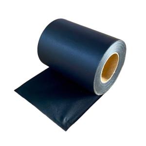 キャンバステープ 75mm巾 絹目 黒 保温材の保護などに使用するテープ