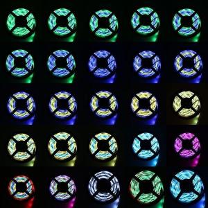 光が流れるRGB LEDテープライト 5m 防...の詳細画像1