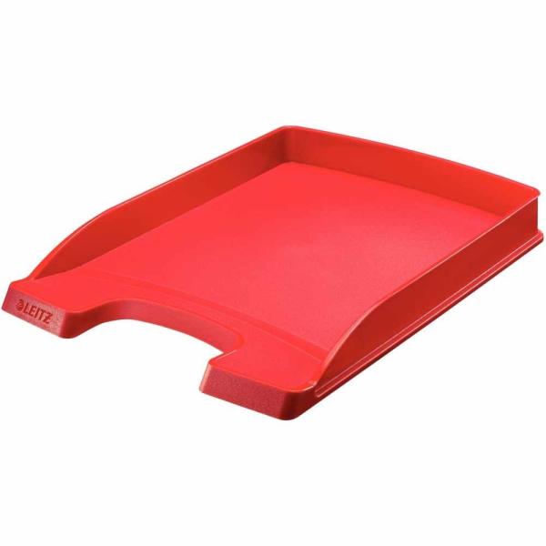 【まとめ買い6個入】LEITZ　ライツ　プラス　レタートレー　スリム　レッド　5237-10-25