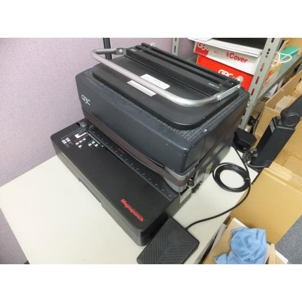 【中古機】アコ・ブランズ・ジャパン　GBCツインループ製本セット　マグナパンチ＆クローザー　GMP1...