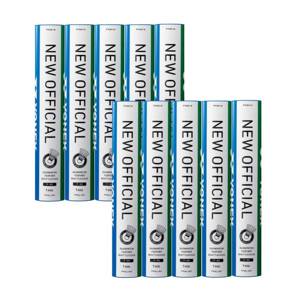 ヨネックス(YONEX)　F-80 ニューオフィシャル　第一種検定合格球　バドミントンシャトル　NE...