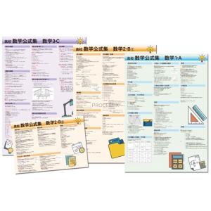 proceedx　学習ポスター　0410　学習数学４点セット　送料無料　勉強部屋　教室　壁掛け　中学...