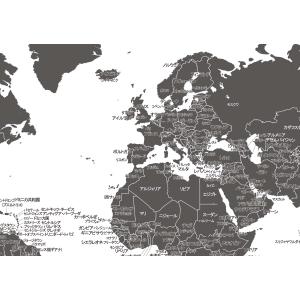 PROCEEDX美しい世界地図 ブラック学習ポ...の詳細画像1