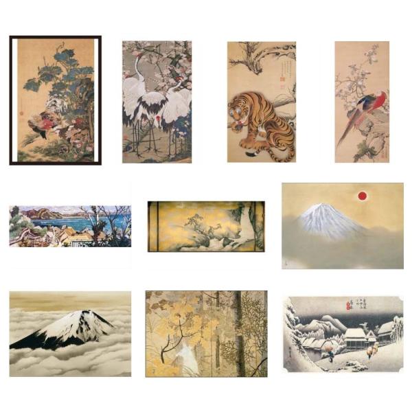 proceedx　pro-3033　日本名画　絵画30枚セット 14　送料無料　　アート インテリア...