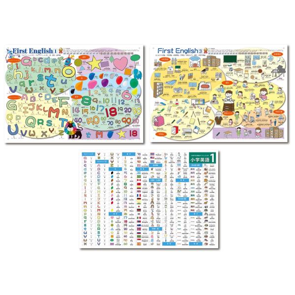 proceedx 3202はじめての英語を楽しく学ぼう！お値打ち3枚セット 日本製