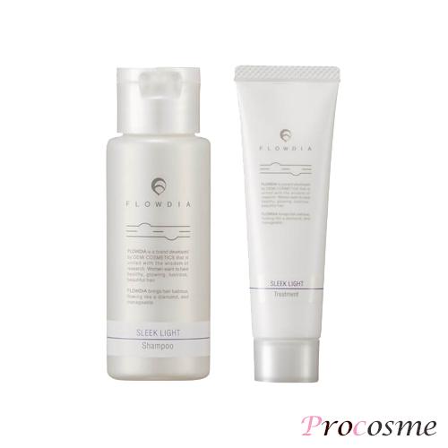 デミ フローディア スリークライト シャンプー 50ml + トリートメント 50g｜送料無料 セッ...