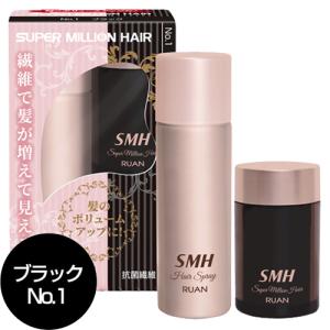 スーパーミリオンヘアー レディースセット ダークブラウン｜ハゲ隠し