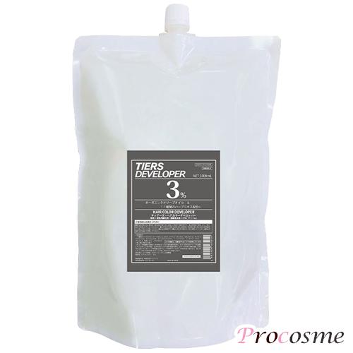 ティアーズ ヘアカラーデベロッパー 3％ 2000ml｜医薬部外品 大容量 ヘアカラー 2剤