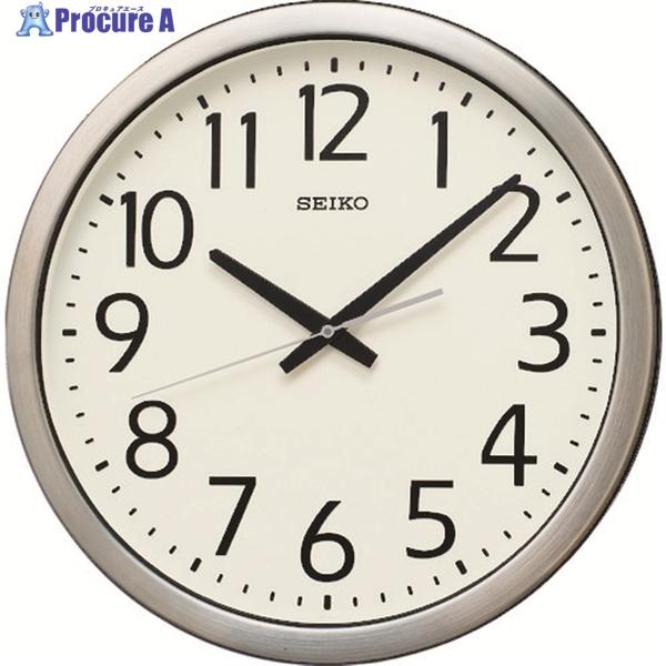 SEIKO 防湿・防塵型オフィスクロック 直径381×40 金属枠  ▼000-6734 KH406...