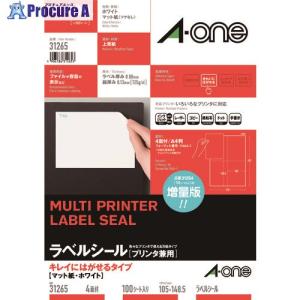 3M ラベルシール(兼用)再剥離4面 (100枚入)  ▼102-9438 31265  1Pk｜procure-a