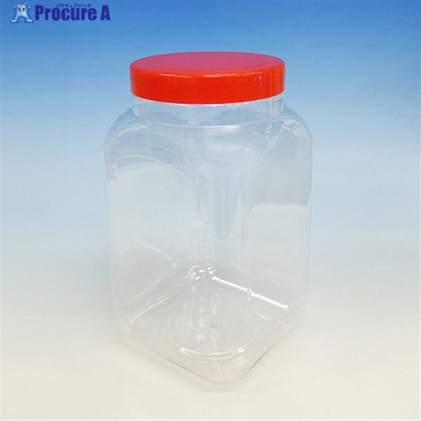 緑十字 角型PET容器(食品ボトル)  ▼113-7997 375424  1個