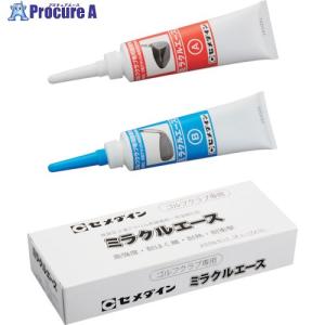 セメダイン メタルロック ミラクルエース 200gセット AY-124  ▼113-9076 AY-124  1S｜procure-a