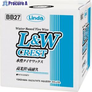 Linda L＆Wクレスト 水性タイヤワックス 18kg  ▼114-1537 BB27  1個｜procure-a