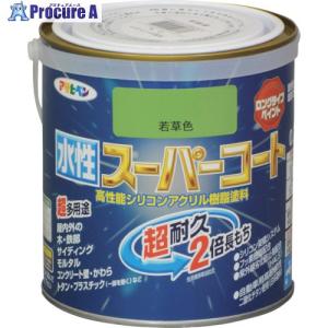 アサヒペン 水性スーパーコート 0.7L 若草色  ▼114-2785 414540  1缶｜procure-a