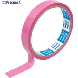 ニトムズ PEクロステープ 15mmx10m 桃   114-4712 J6808  1巻