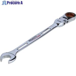 MUSTTOOL ダブルフレキ軽量ギアレンチ 10mm IM-DFGK10  ▼114-6680 12442  1丁｜procure-a