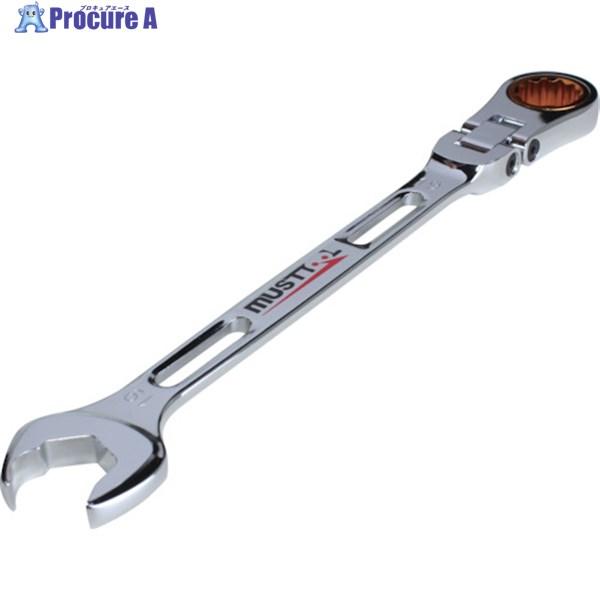 MUSTTOOL ダブルフレキ軽量ギアレンチ 24mm IM-DFGK24  ▼114-6689 1...