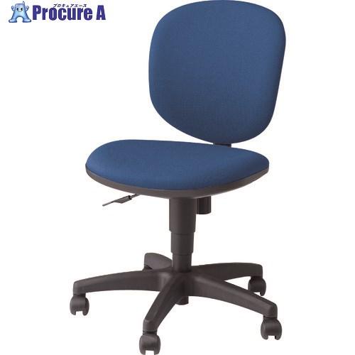 NAIKI ワークチェアー(肘なし) SER型/ブルー/布張り/肘なし  ■▼114-6715 SE...