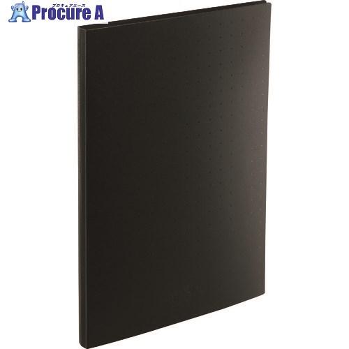 LIHIT 名刺用ファイル A4/名刺帳(ポケット交換タイプ) 収納数300カード 黒  ▼115-...