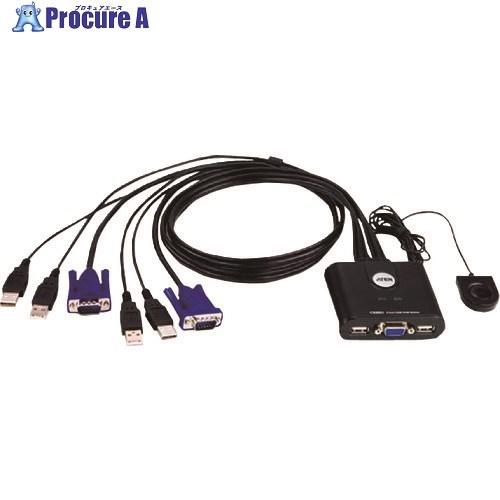 ATEN KVMスイッチ 2ポート/USB/ ケーブル一体型  ▼115-2999 CS22U  1...