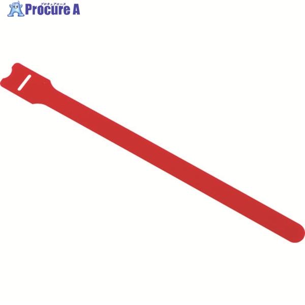 TRUSCO マジックバンド ストラップ 40cm 赤 (4本入)  ▼115-7460 MKS-3...