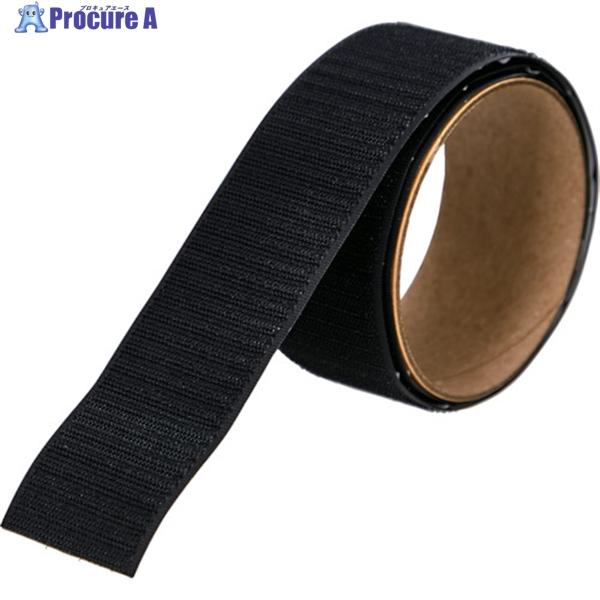 TRUSCO マジックテープ[[R下]]TMSDシリズフックのみ50mm1m黒  ▼116-0633...