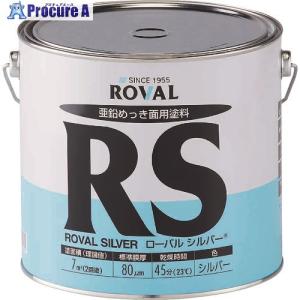ROVAL 亜鉛メッキ塗料 ローバルシルバー(シルバージンクリッチ) 3.5kg缶  ▼118-2406 RS-3.5KG  1缶｜procure-a