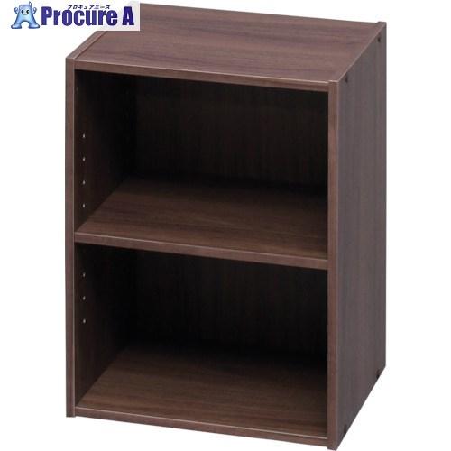 IRIS 250475 モジュールボックス可動棚 ウォールナット  ■▼121-6569 MDB-2...