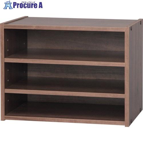 IRIS 227745 スタックボックス 棚付き  ■▼121-8145 STB-400T-BR  ...