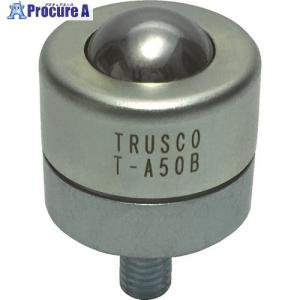 TRUSCO ボールキャスター 切削加工品上向用 スチール製ボール  ▼123-8814 T-A50B  1個｜procure-a