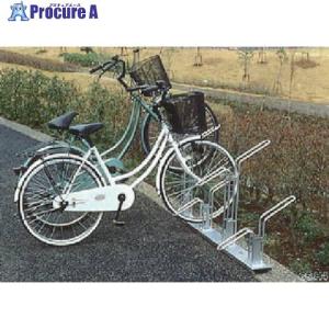 DAIKEN 平置き自転車ラック前輪差込式サイクルスタンド 6台収容ピッチ