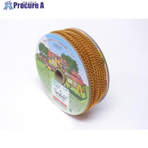ニッサチェイン アルミSマンテル 30m巻 金  ■▼127-8735 R-AS12-GD  1巻