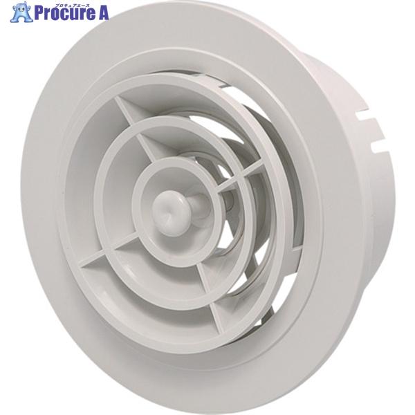 JAPPY 換気用樹脂製レジスター 100Φ 丸型  ▼129-3647 JMP100WG  1個